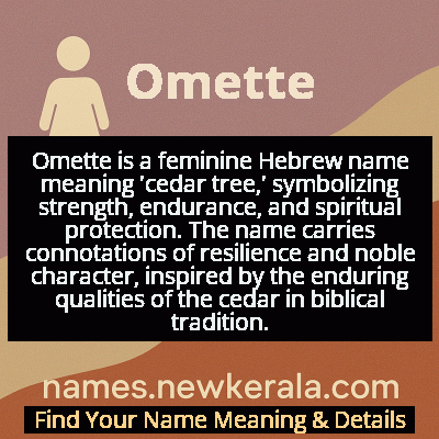 Omette Name Meaning and Origin