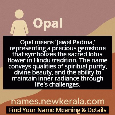 Opal Name Meaning and Origin