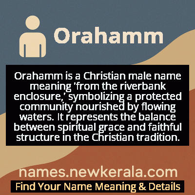 Orahamm Name Meaning and Origin