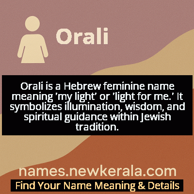 Orali Name Meaning and Origin
