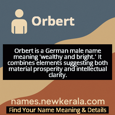 Orbert Name Meaning and Origin