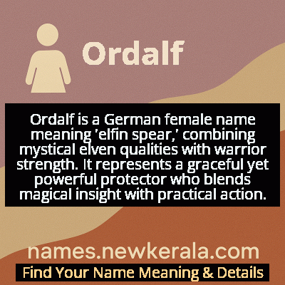 Ordalf Name Meaning and Origin
