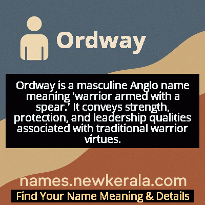 Ordway Name Meaning and Origin