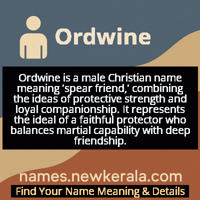Ordwine Name Meaning and Origin