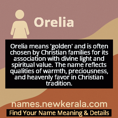 Orelia Name Meaning and Origin
