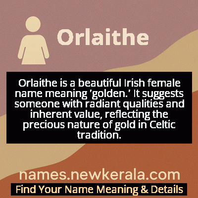 Orlaithe Name Meaning and Origin