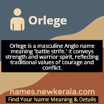 Orlege Name Meaning and Origin