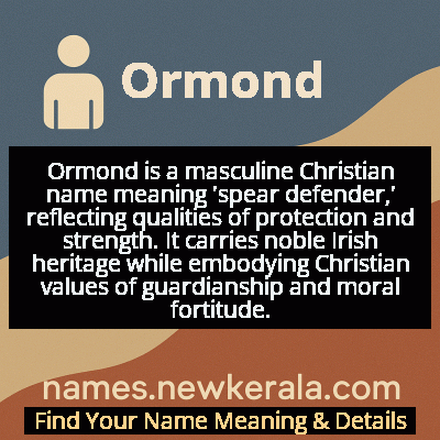 Ormond Name Meaning and Origin