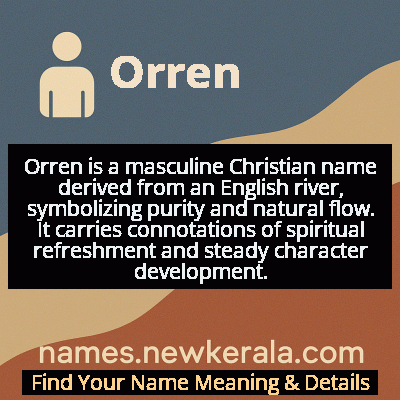 Orren Name Meaning and Origin