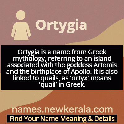 Ortygia Name Meaning and Origin
