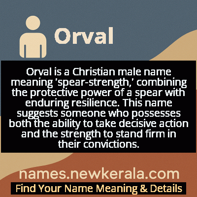 Orval Name Meaning and Origin