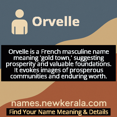 Orvelle Name Meaning and Origin