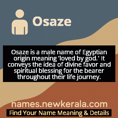 Osaze Name Meaning and Origin