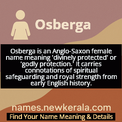Osberga Name Meaning and Origin