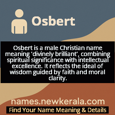Osbert Name Meaning and Origin