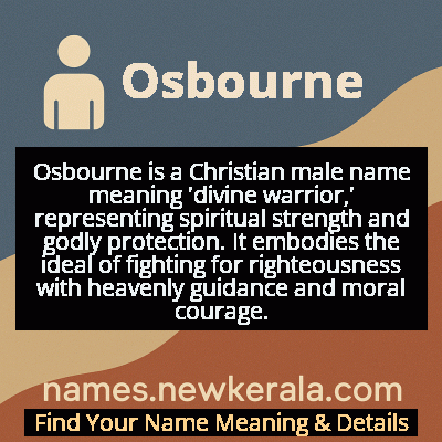 Osbourne Name Meaning and Origin
