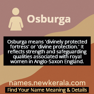 Osburga Name Meaning and Origin