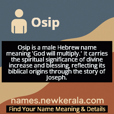 Osip Name Meaning and Origin