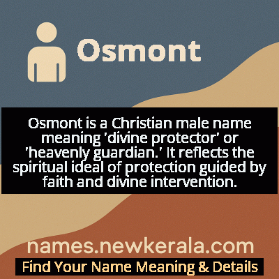 Osmont Name Meaning and Origin