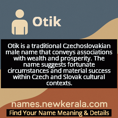 Otik Name Meaning and Origin