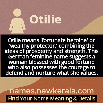 Otilie Name Meaning and Origin