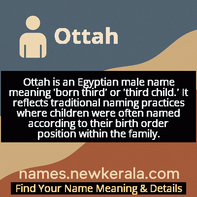 Ottah Name Meaning and Origin