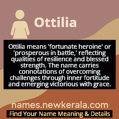 Ottilia Name Meaning and Origin