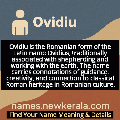 Ovidiu Name Meaning and Origin