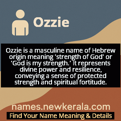 Ozzie Name Meaning and Origin