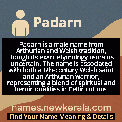 Padarn Name Meaning and Origin