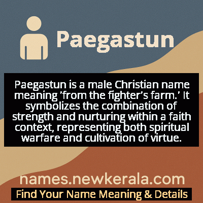 Paegastun Name Meaning and Origin