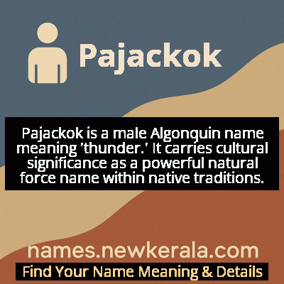 Pajackok Name Meaning and Origin