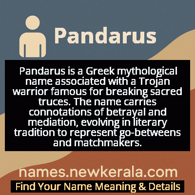 Pandarus Name Meaning and Origin