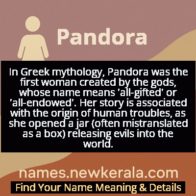 Pandora Name Meaning and Origin