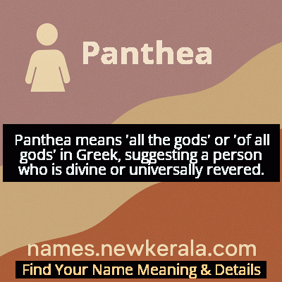 Panthea Name Meaning and Origin
