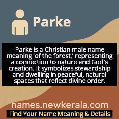 Parke Name Meaning and Origin