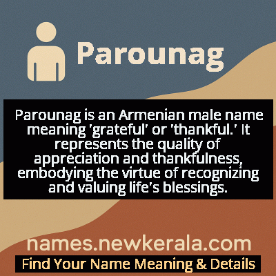 Parounag Name Meaning and Origin