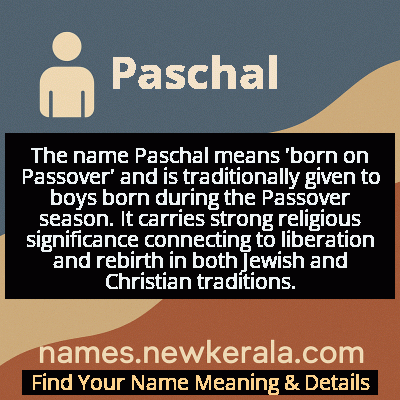 Paschal Name Meaning and Origin