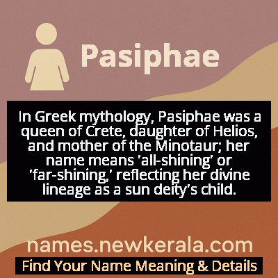 Pasiphae Name Meaning and Origin