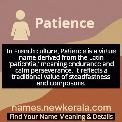 Patience Name Meaning and Origin