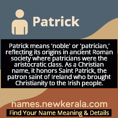 Patrick Name Meaning and Origin