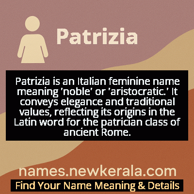 Patrizia Name Meaning and Origin