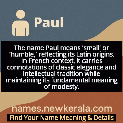 Paul Name Meaning and Origin