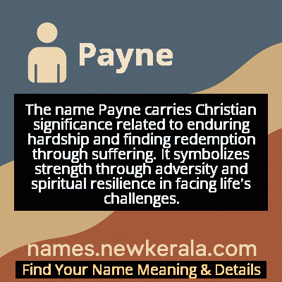 Payne Name Meaning and Origin