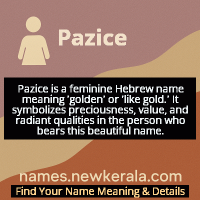 Pazice Name Meaning and Origin