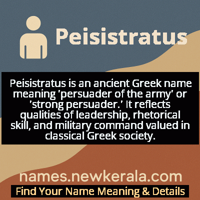 Peisistratus Name Meaning and Origin