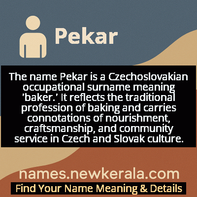 Pekar Name Meaning and Origin