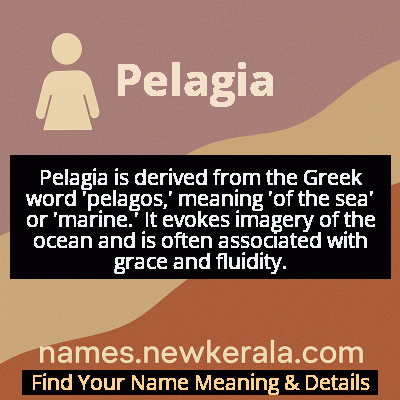Pelagia Name Meaning and Origin