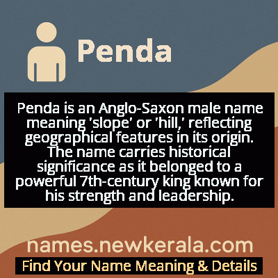 Penda Name Meaning and Origin