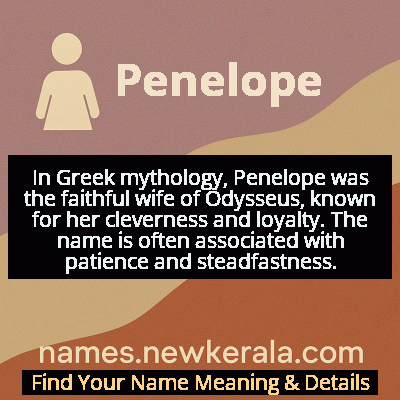 Penelope Name Meaning and Origin